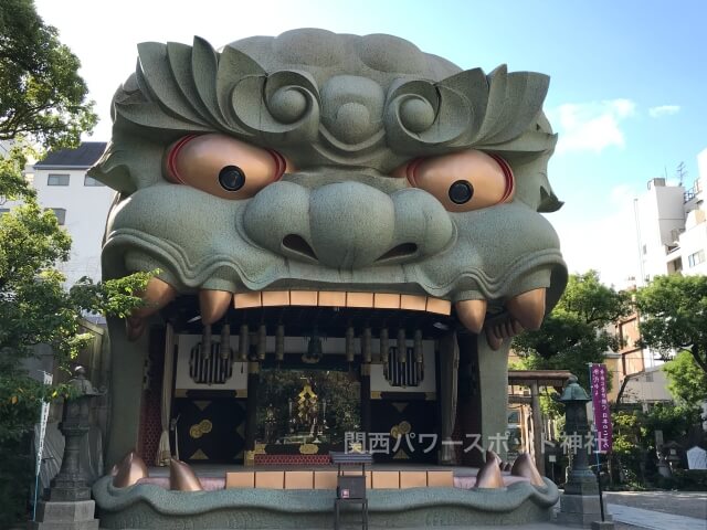 難波八阪神社「獅子殿（獅子舞台）」
