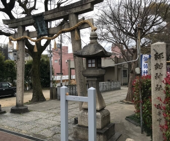 諏訪神社（大阪市）の鳥居